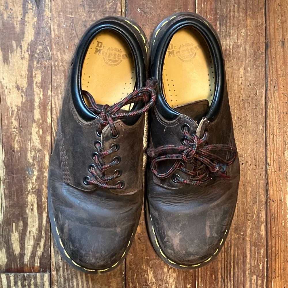 Dr. Martens Brown Leather Men's Shoes
